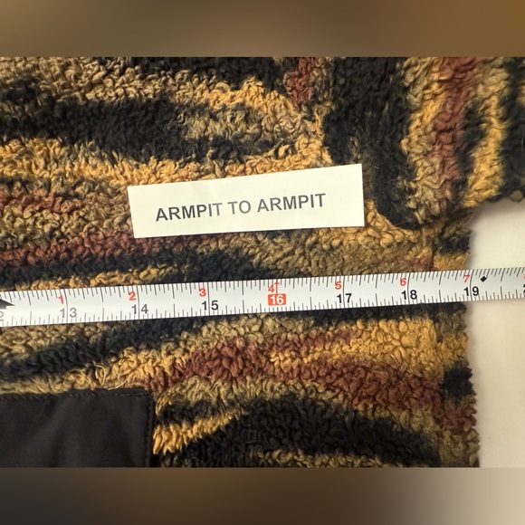 The North Face Campshire Sherpa Fleece Pullover Kangaroo Hoodie Tiger Mens XS FW - Picture 11 of 12